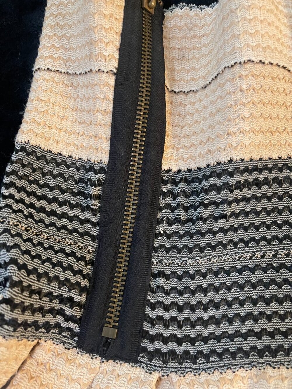 Pleasure Doing Business Strapless Textured Fit & Flare Dress XS - Picture 8 of 10